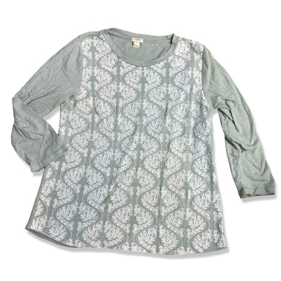 ⭐️J. CREW Embroidered Shirt - Picture 1 of 7